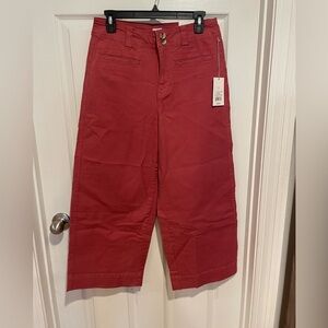 A New Day Wide Leg Pants High Waist Dark Pink Size 8 Target Brand New with Tags